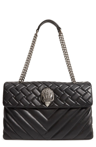 Kurt Geiger London XXL Kensington Quilted Leather Shoulder Bag