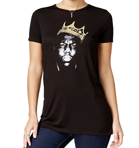 Merch Traffic Juniors' Biggie Crown T-Shirt Black S