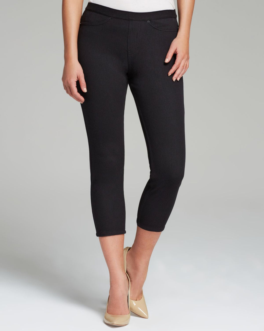 HUE Original Denim Shaping Capri Black S